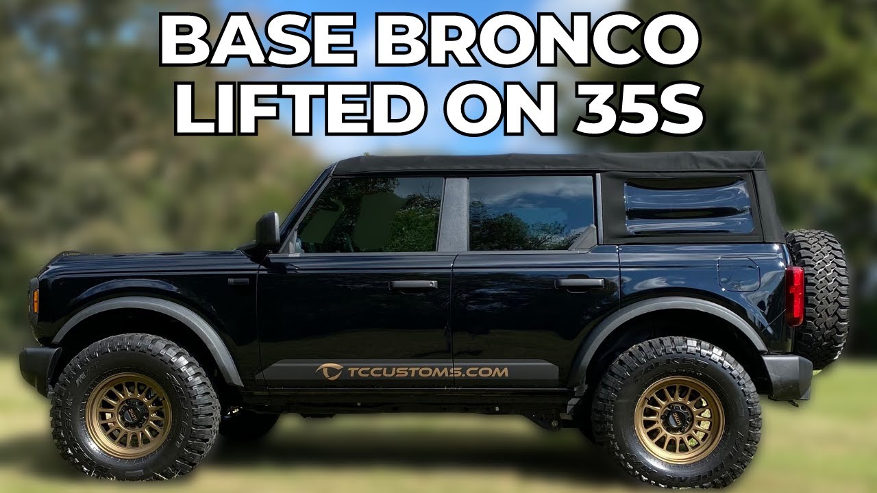Базовая модель Bronco с 35-дюймовым двигателем