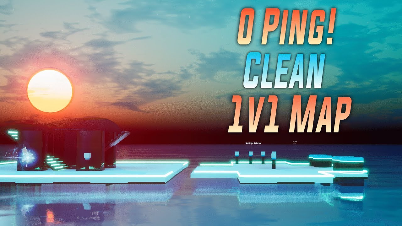 The CLEANEST 1v1 Map! (0 Ping + Max FPS)