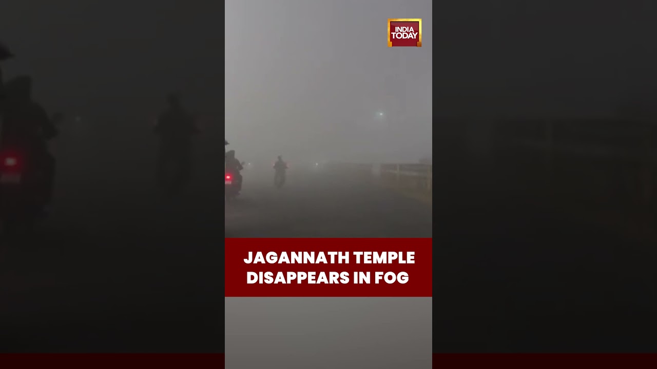 Dense Fog Blankets Puri Near Shri Jagannatha Temple | Odisha Weather Update | #jagannathtemplepuri