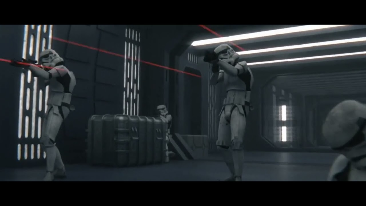Star Wars cinematic made in Blender
