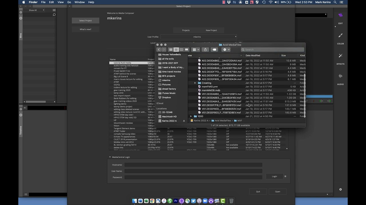 Avid tutorial: moving and archiving Avid projects and media