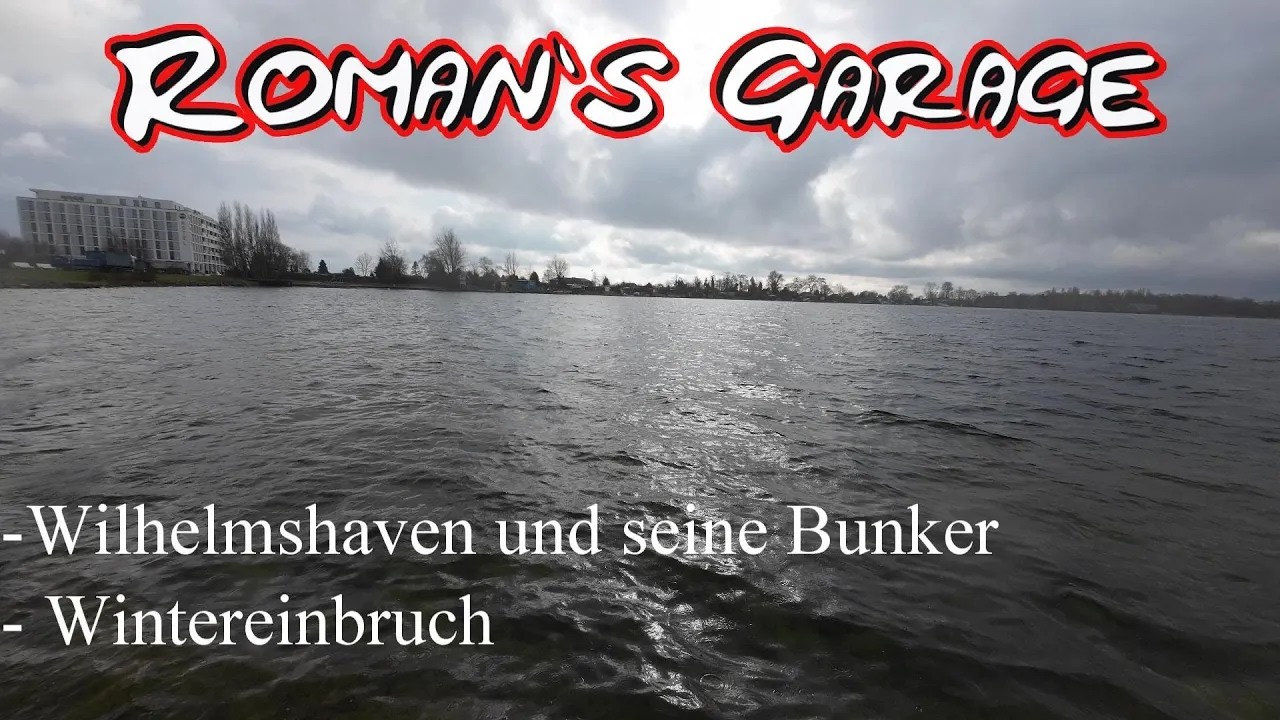 Wintereinbruch !   Was wurde aus dem Kiosk und dem Bunker in Wilhelmshaven  ?