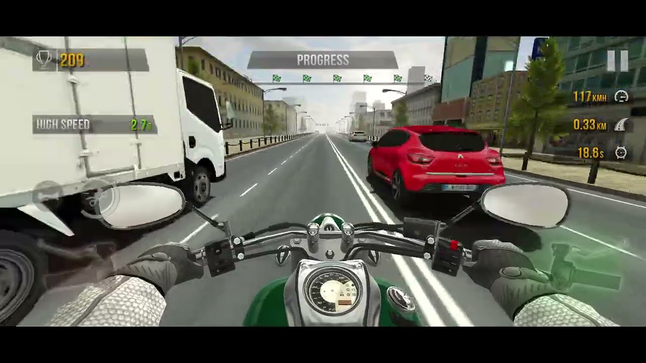 Traffic Rider (Full Race in Highway Level up) Bike riding😁🚴) Gameplay! 6