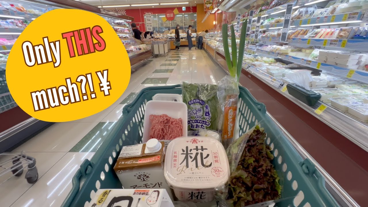 Japan Grocery Shopping 🇯🇵 Real Food Costs for a Couple