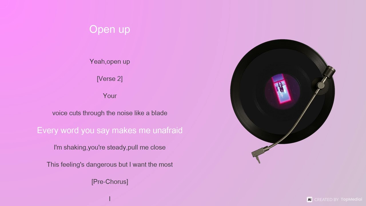 Open up