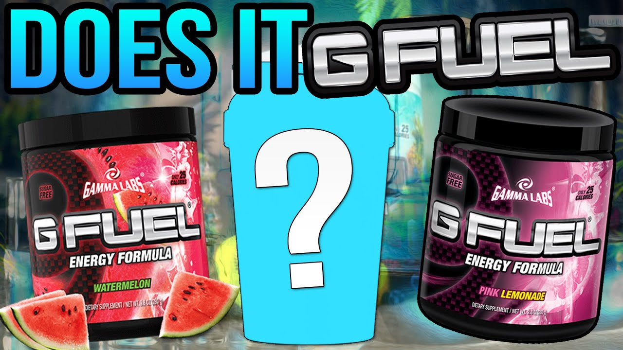 DOES IT G-FUEL? -PINK LEMONADE & WATERMELON! - MIXING G-FUEL!!