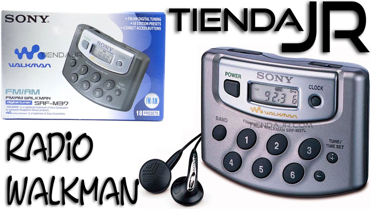 Radio Digital Sony Walkman Srf-m37 Am / Fm / Lw 18 Memorias Desempaque reseña