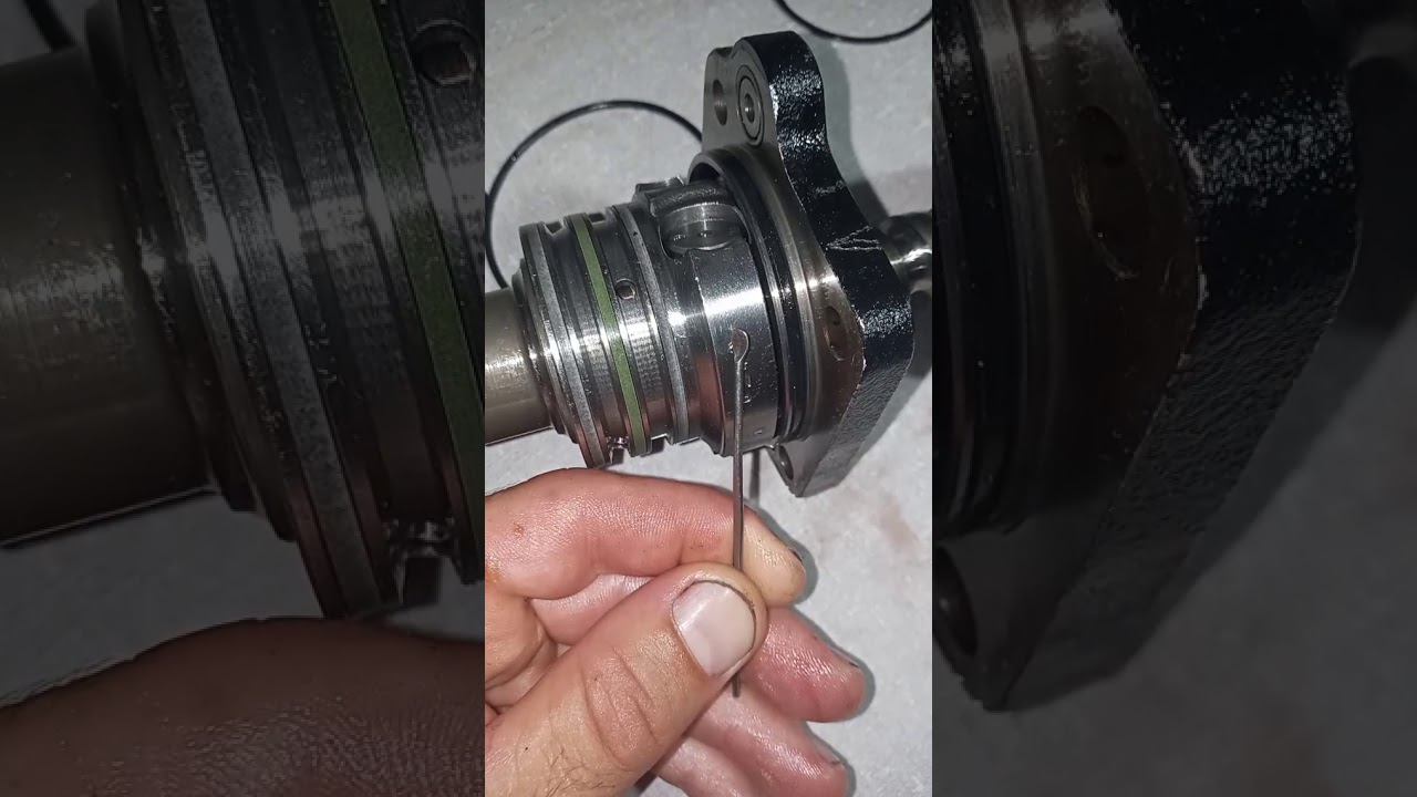Troca do reparo da caixa hidráulica do omega