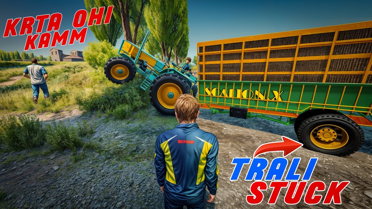 Visiting Happy farm & with 855 Dinosaur and Stuck in mud | FS22