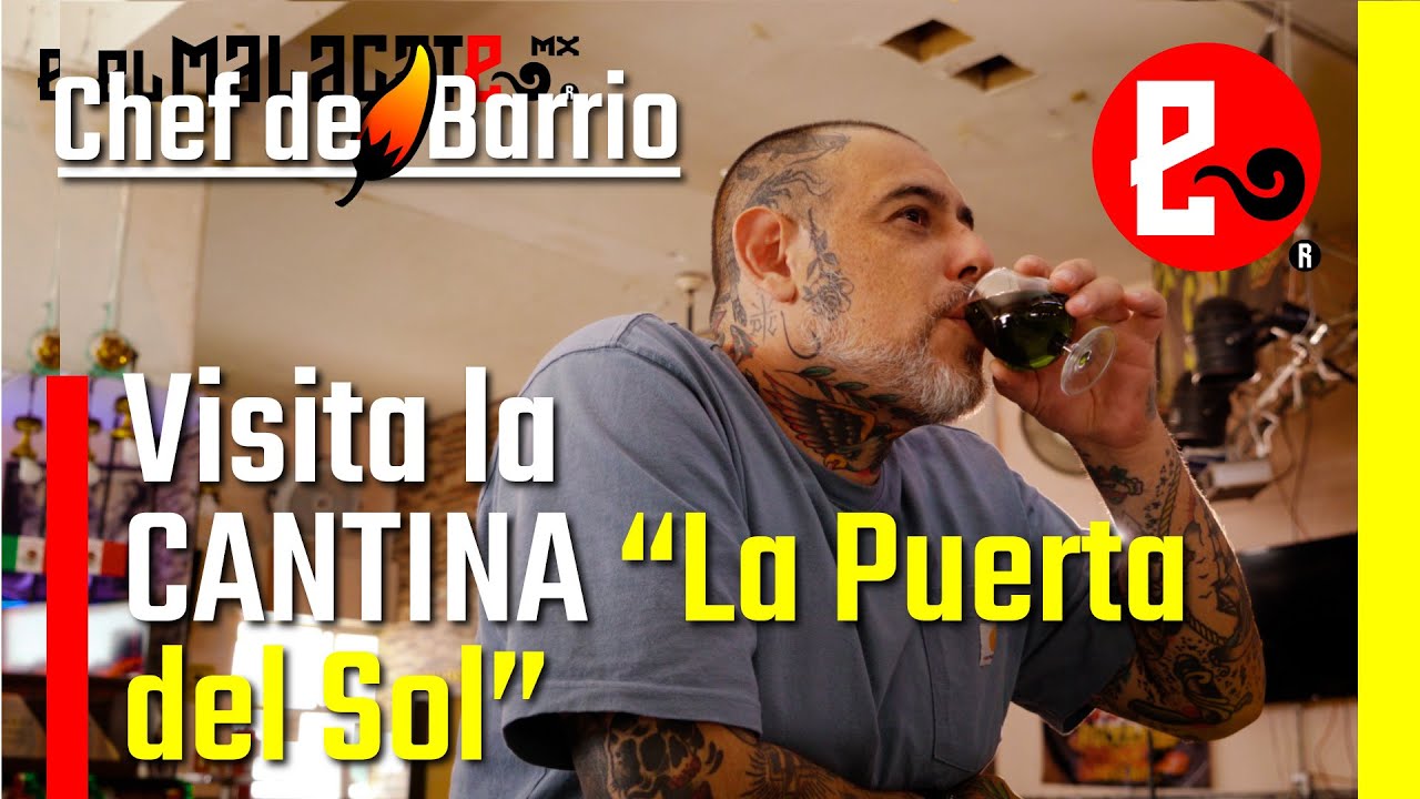 🍹La mejor🍖BOTANA GRATIS,🥣Cantina PUERTA DEL SOL, Los mágicos Chamorros, emblema de la casa.