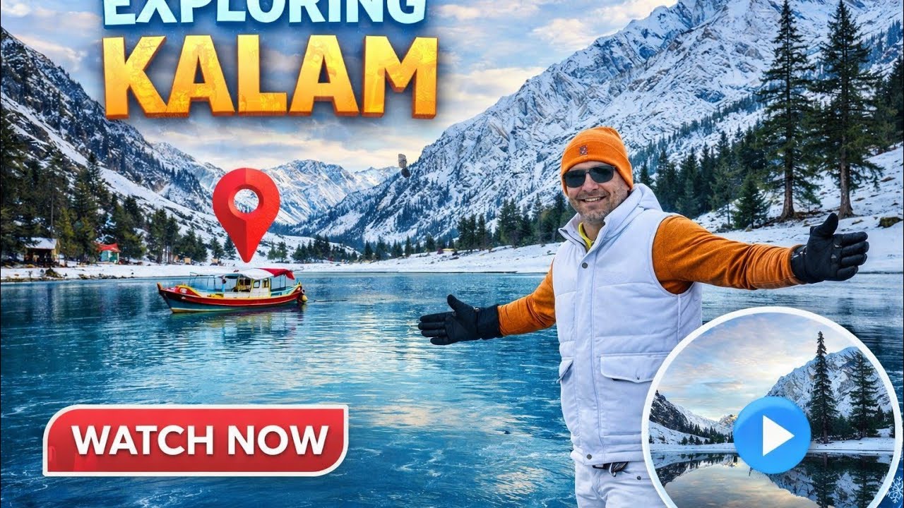 Heavy Snowfall aur Frozen Lakes! 🏔️ Exploring Mahodand & Safiullah Lake in Winter.
