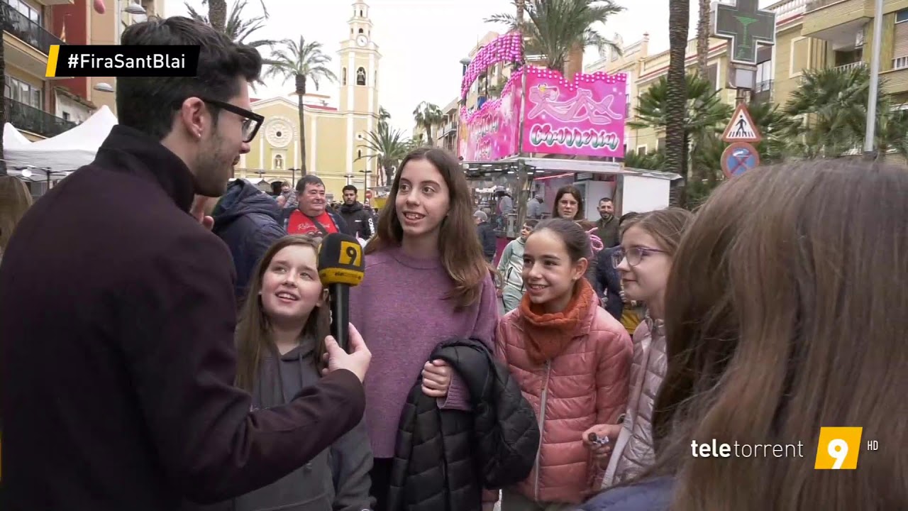 La Fira del Sant Blai es plena de torrentins i visitants