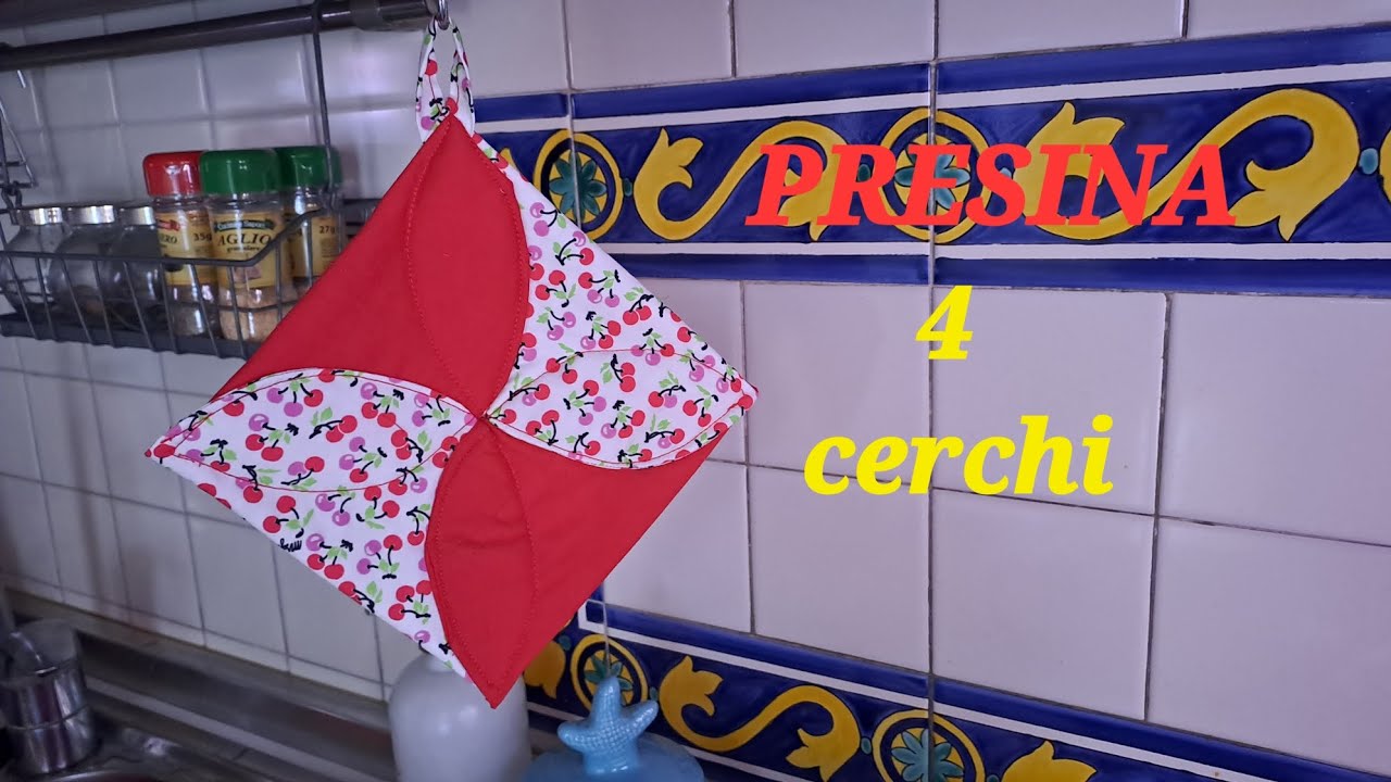 Presina con  solo 4 cerchi facile per principiati #tutorial[17]🌷
