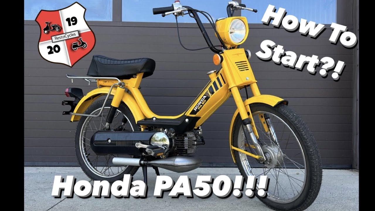 How To Start A Honda Pa50 / Camino