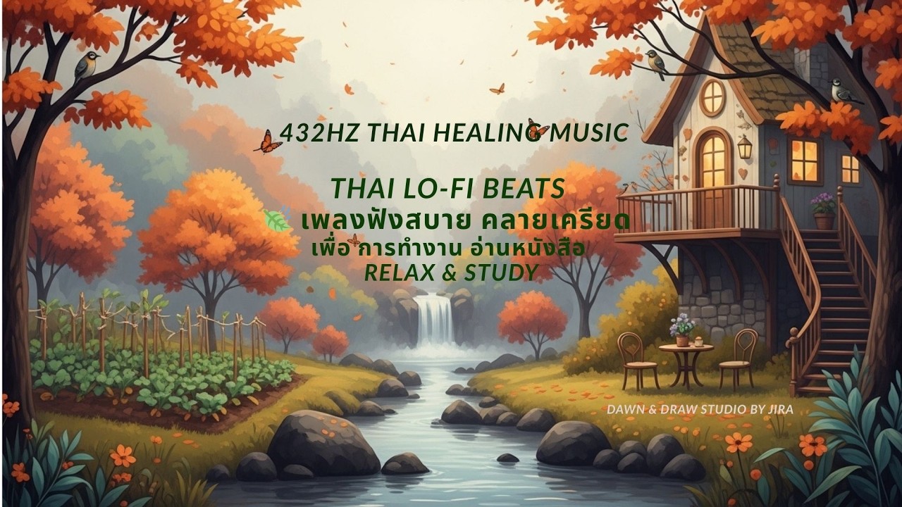 Thai Lo-fi Beats 🍃 เพลงฟังสบาย คลายเครียด เพื่อ การทำงาน อ่านหนังสือ | Relax & Study