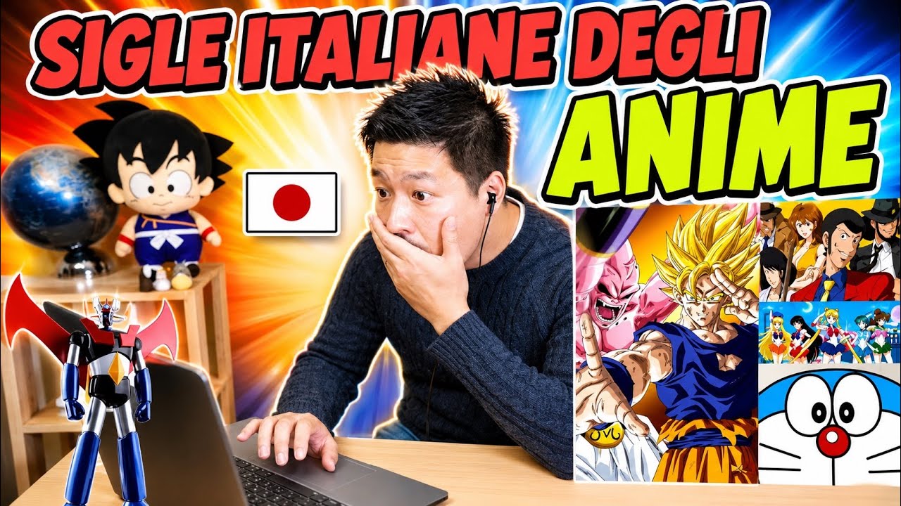 【VIDEO REACTION】GIAPPONESE REAGISCE ALLE SIGLE ITALIANE DEGLI ANIME GIAPPONESI 🇯🇵 🇮🇹