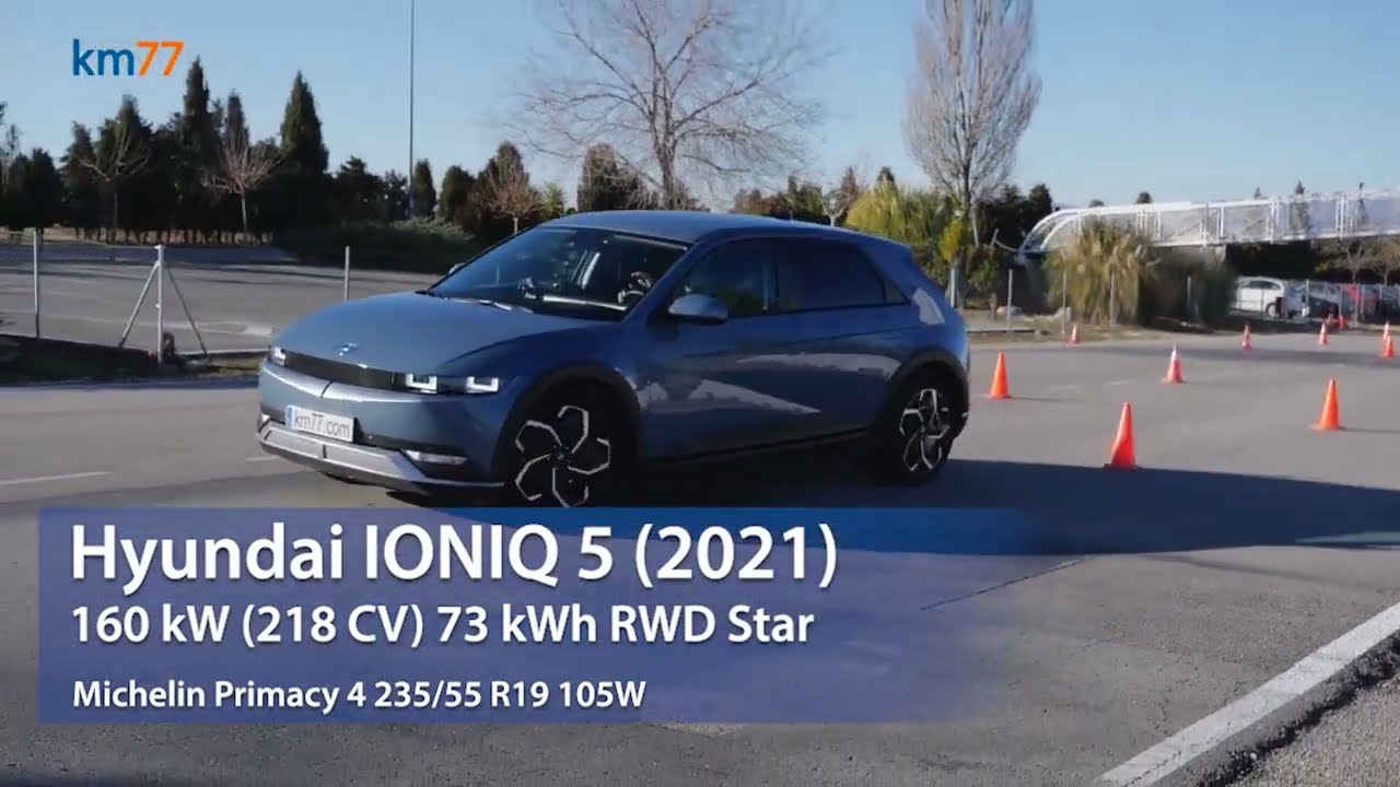 Electric car moose test ioniq 5 2022 #hyundai #elektro ncs