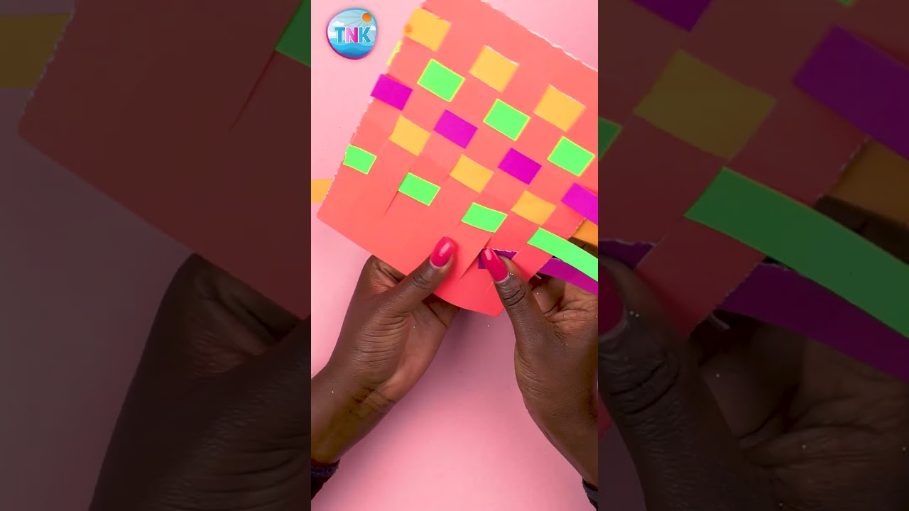 How to Make A Mat from Manilla & Luminous Paper #diycrafts #crafts #artforkids #artandcraft