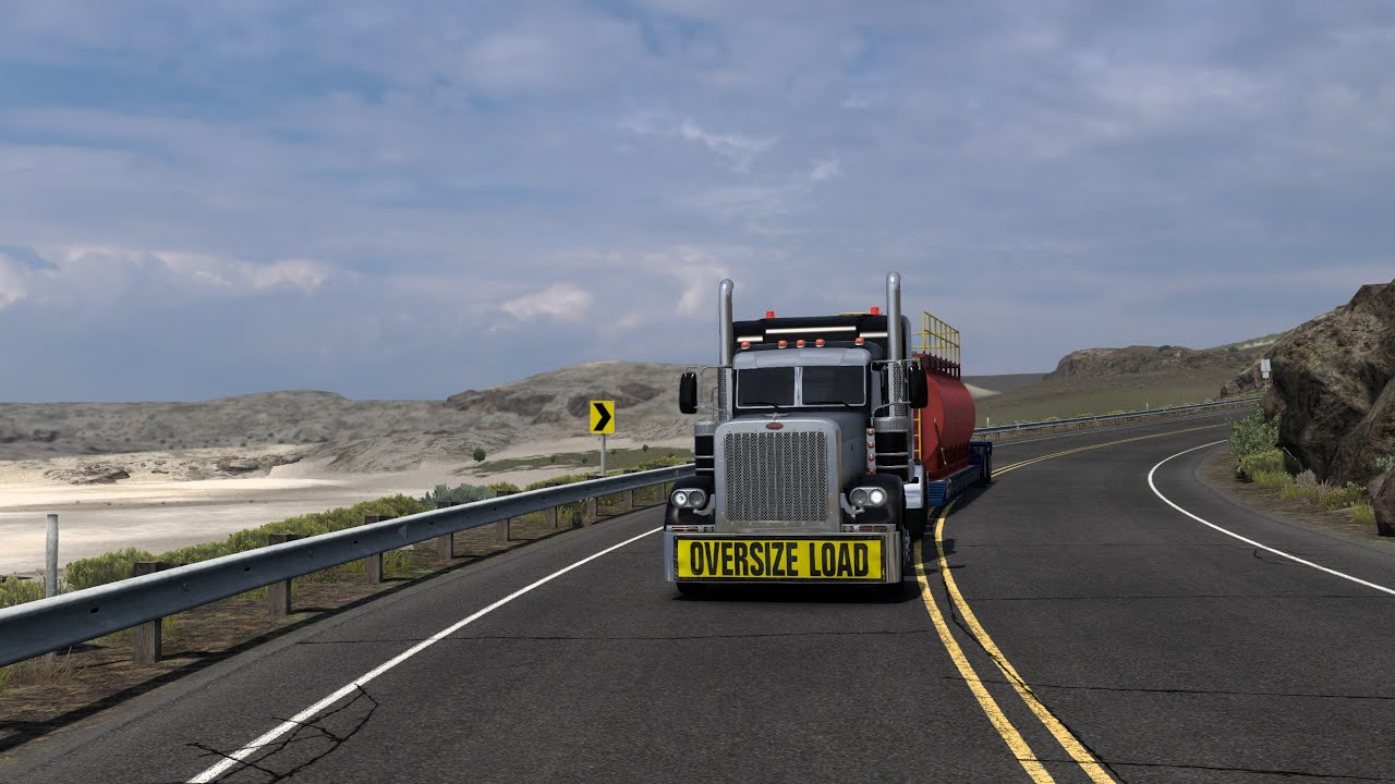 American Truck Simulator - BETA 1.58 VTCPanel - Срочный контракт - Руль Logitech G27