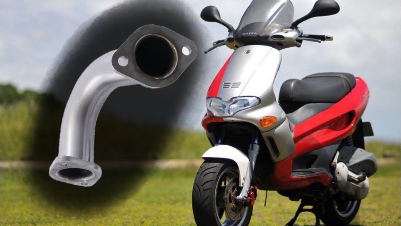 Problemlösung Tuning Edelstahlkrümmer Piaggio Gilera 125 180