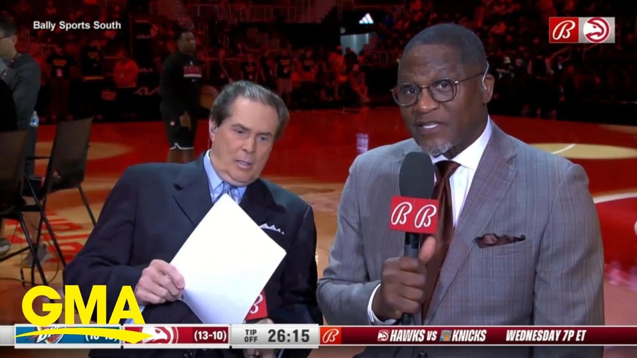 Sports commentator suffers on-air medical emergency l GMA