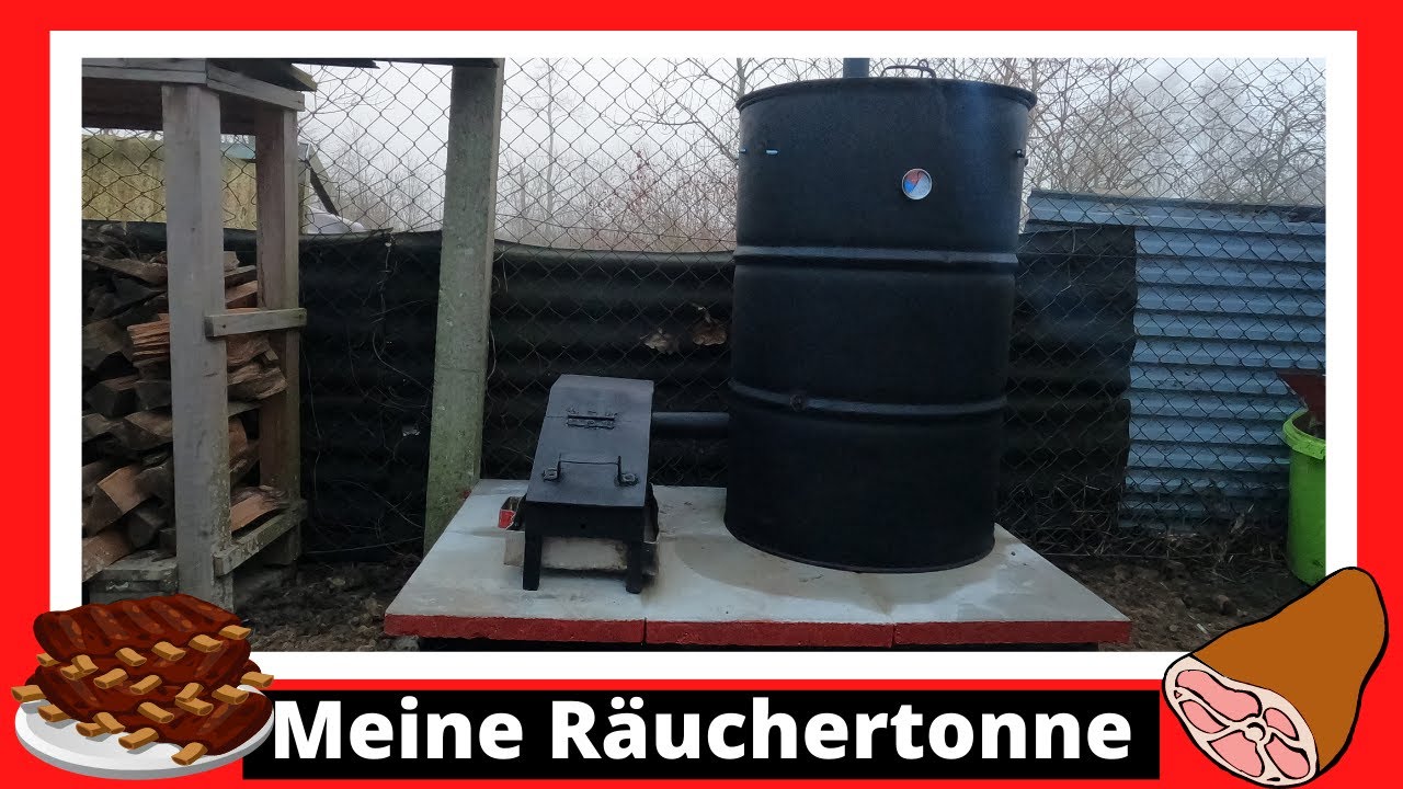 Nun werde ich mein Projekt Räuchertonne fertigstellen...