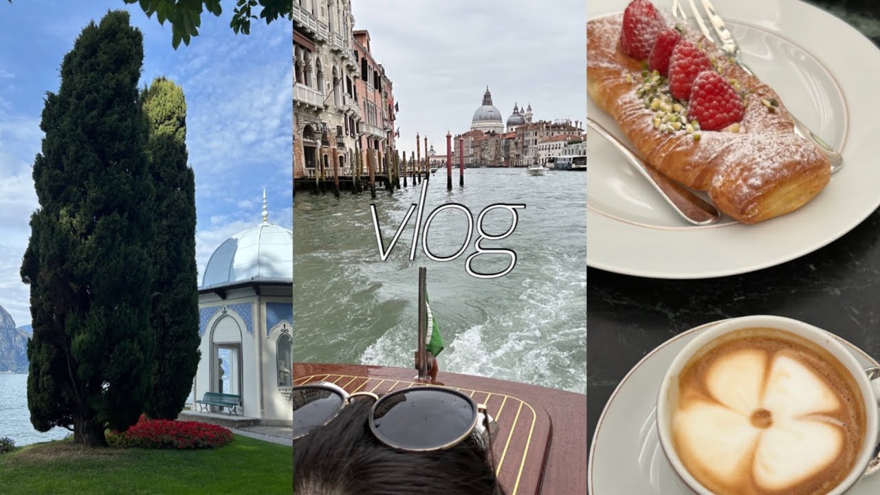 Italy vlog (밀라노🍕베니스🛶꼬모호수🛥️벨라지오🌳Fondazione Prada🍄세라발레 아울렛🛍️프라다☕️)