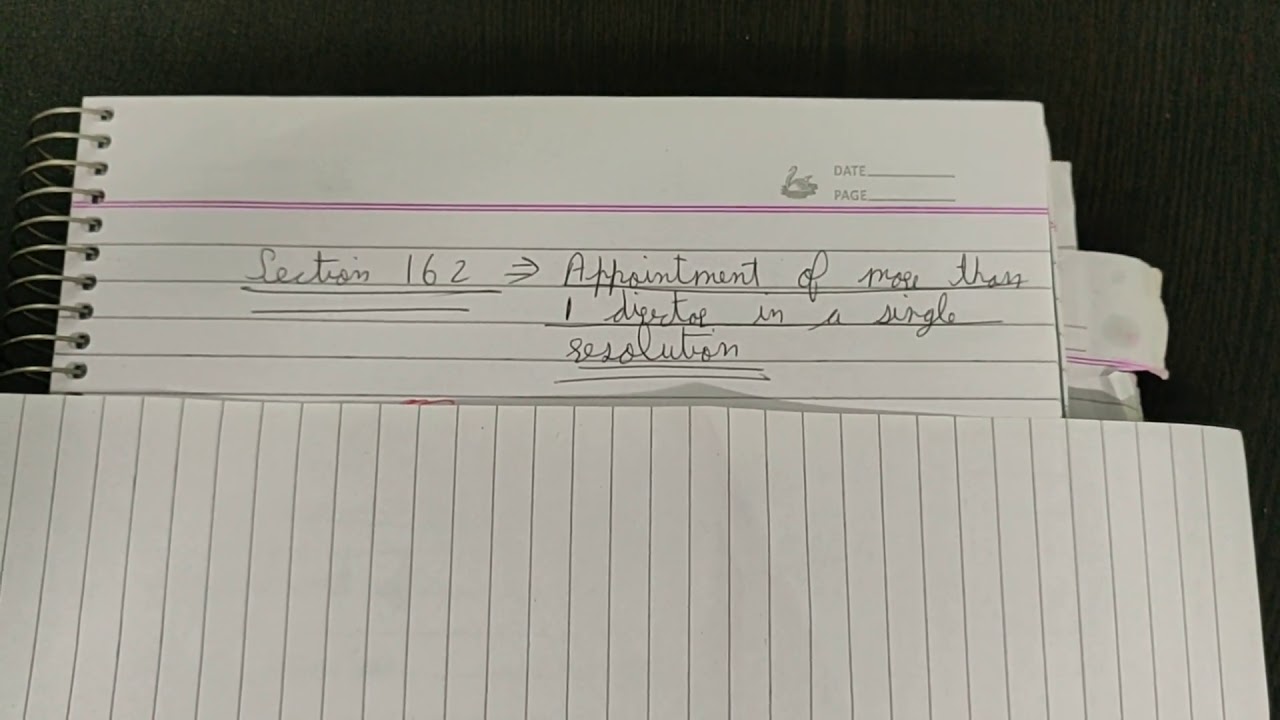 Companies Act Section 162 | Memory Trick |Appointment of more than 1 Director with single resolution