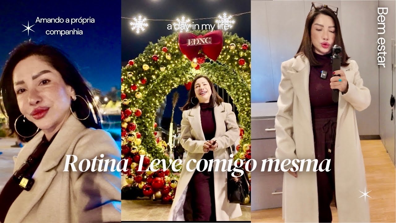 Rotina leve comigo mesma 🌿 | comidinha, pão de batata e clima de Natal
