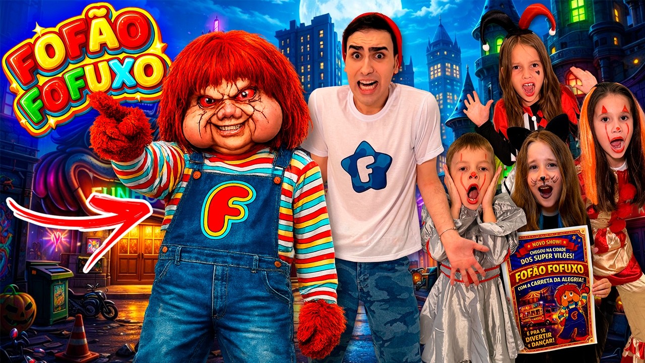 O FOF&Atilde;O FOFUXO CHEGOU NA CIDADE DOS SUPER VIL&Otilde;ES!!! 😱
