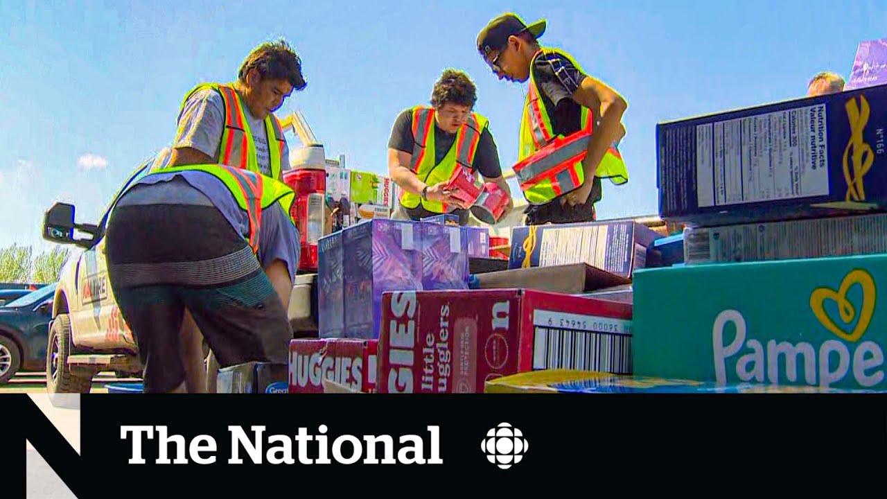 Northern Alberta town steps up to help wildfire evacuees