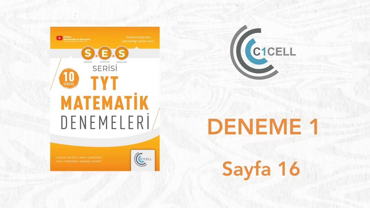 TYT 1 Soru 38-40 (Sayfa 16)