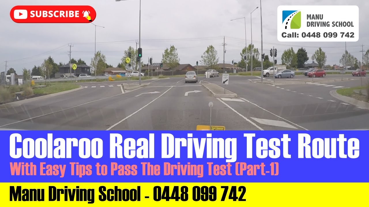 Coolaroo Real Driving Test Route With Easy Tips to Pass The Test (Part 1) | Manu Driving School