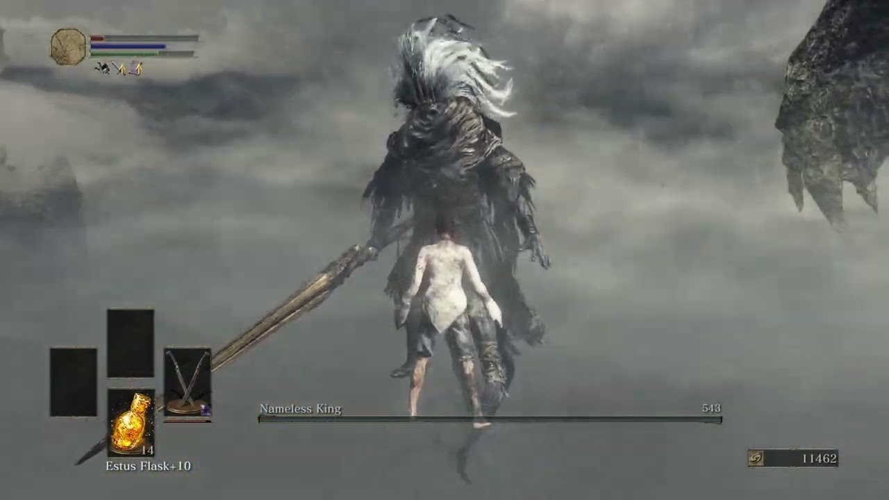 Dark Souls 3 - Nameless King SL1 No Damage