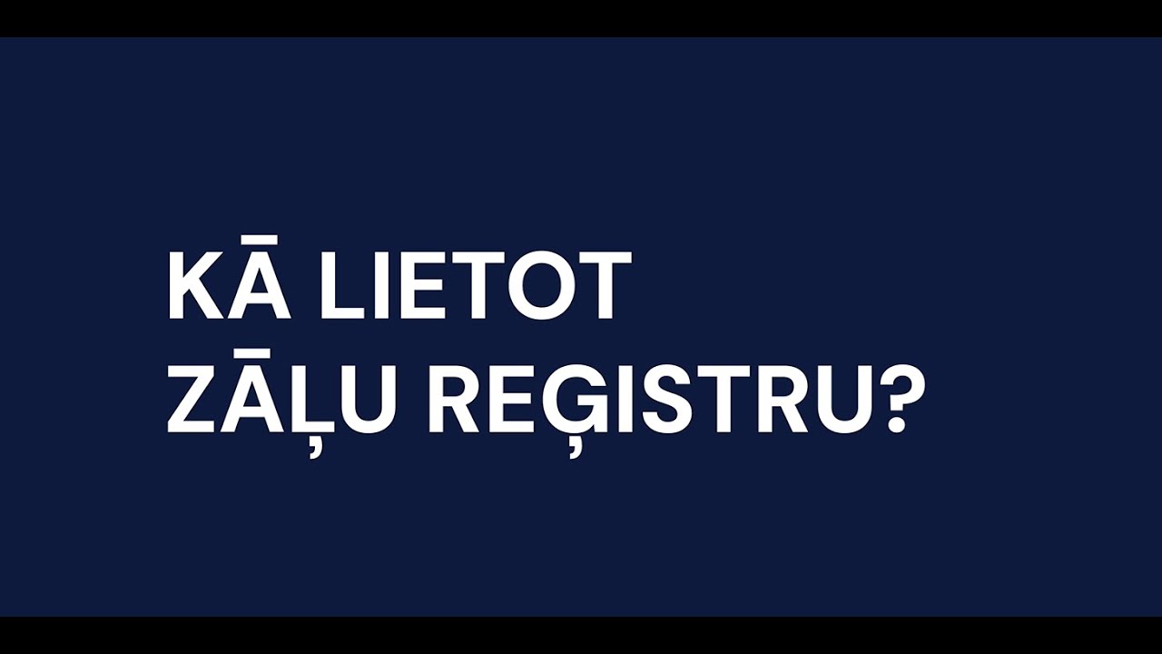 Kā lietot Zāļu reģistru
