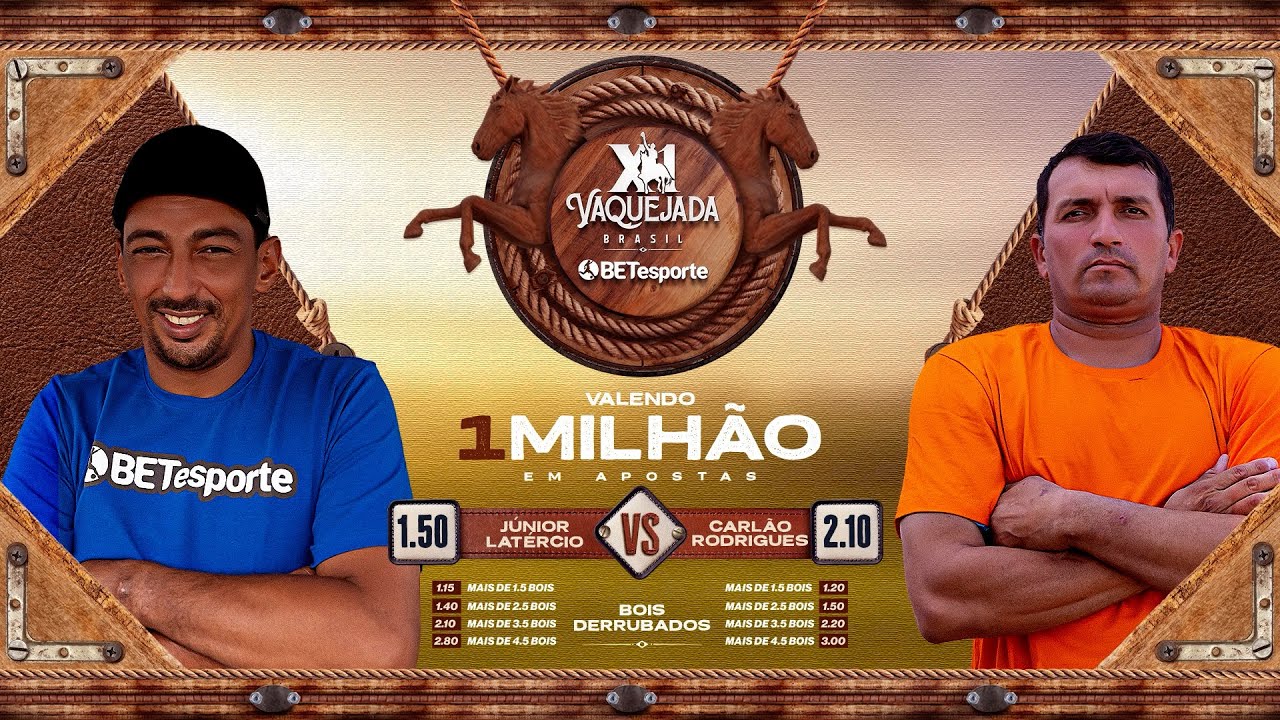 Júnior Latércio x Carlão Rodrigues - Melhores Momentos -  X1 Vaquejada Brasil / Serrinha-BA