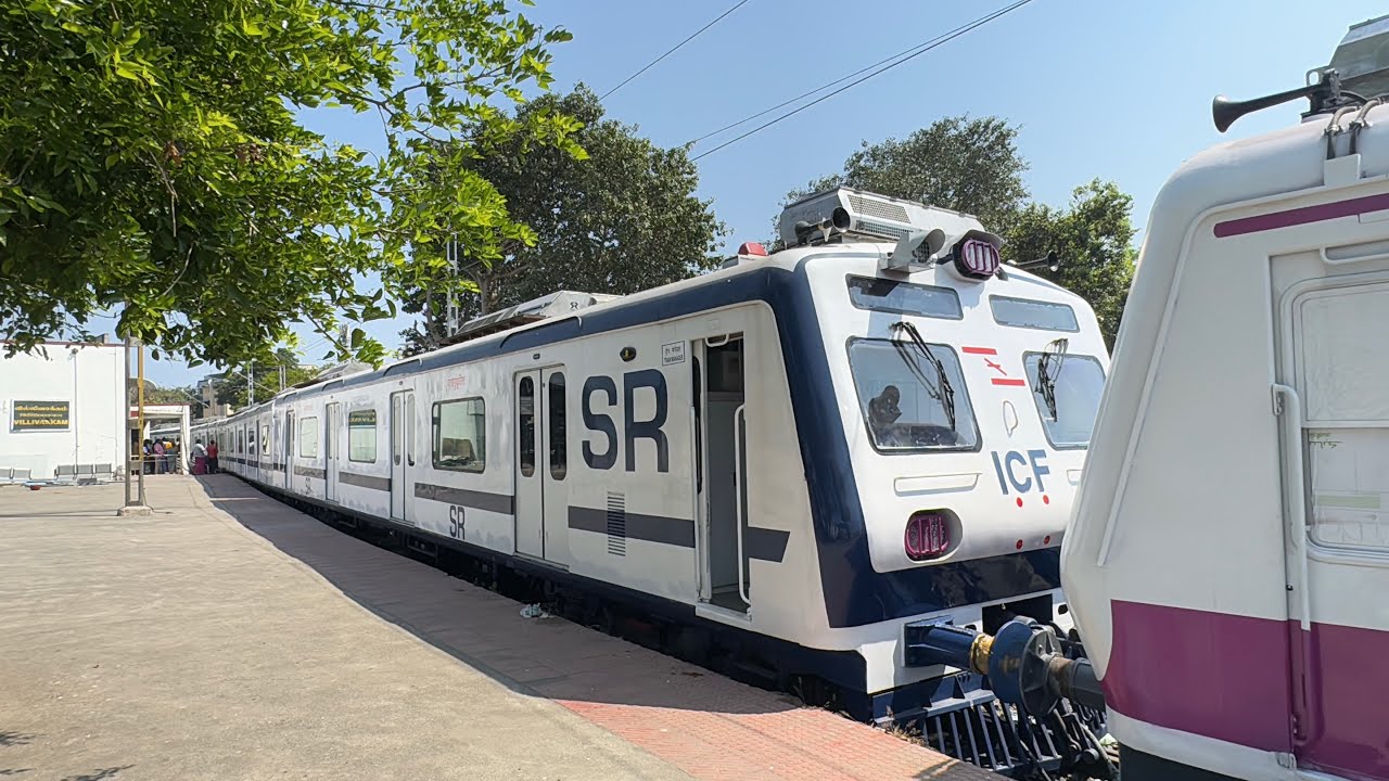 Brand New AC Suburban Train for Southern Railway | Villivakkam Marshalling Yard Exclusive! ❄️🔥