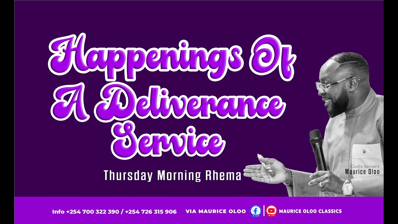 HAPPENINGS OF A DELIVERANCE SERVICE.