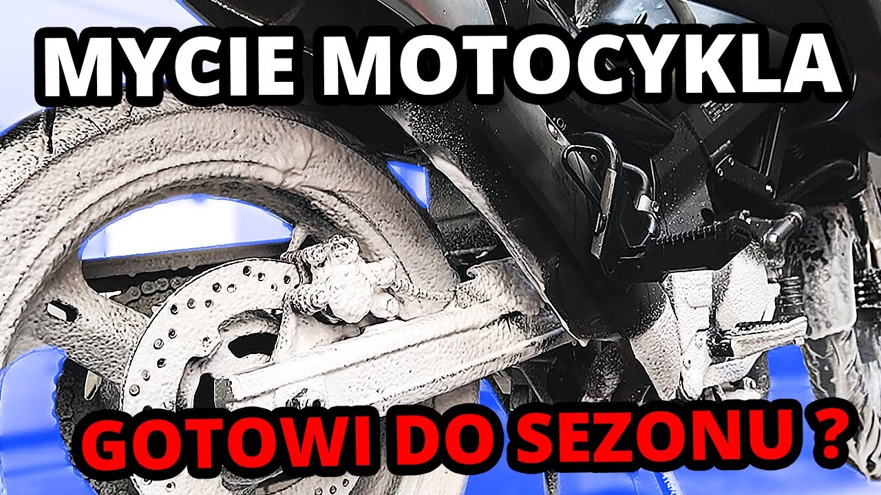 JAK UMYĆ MOTOCYKL - Przygotowanie do SEZONU