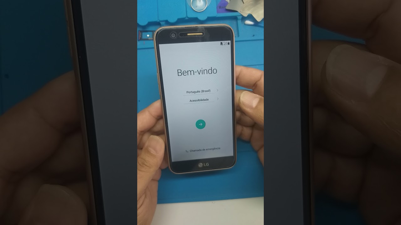 Remover conta Google LG K10 2017, M250