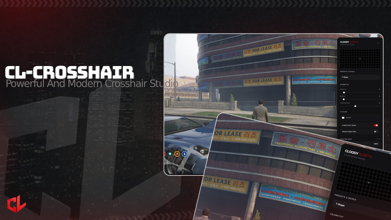 cl-crosshair — The Ultimate FiveM Crosshair Menu