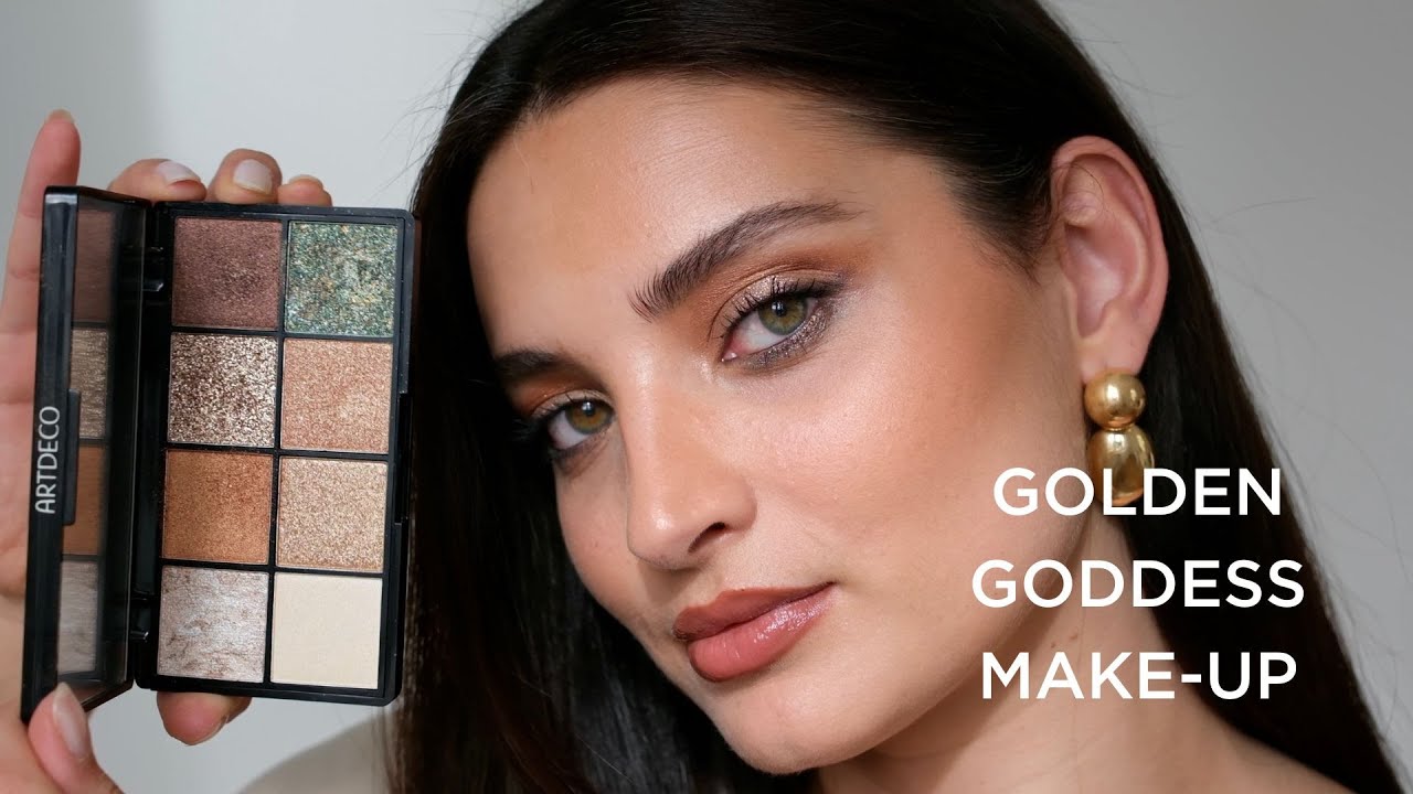 Tutorial: Golden Goddess Make-Up - unsere neue Bronzing-Kollektion mit @MernaHermez 🧡☀️// ARTDECO