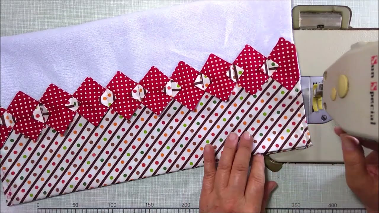 ACABAMENTO DE PANO DE PRATO GASTANDO POUCO #costura #panodeprato #diy #handcraft