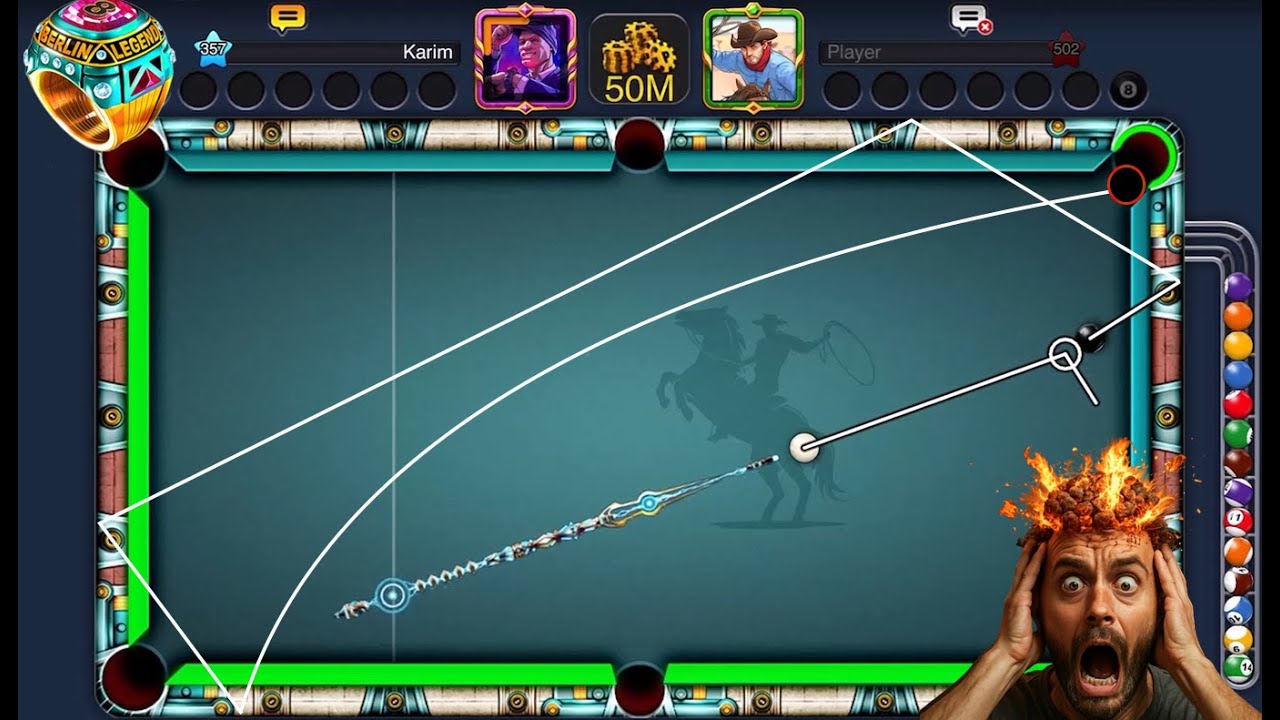 الرحلة المستحيلة نحو خاتم برلين في 8 Ball Pool بدون ولا غلطة! 🏆🔥  الجزء الثاني (حساب أحد المتابعين!)
