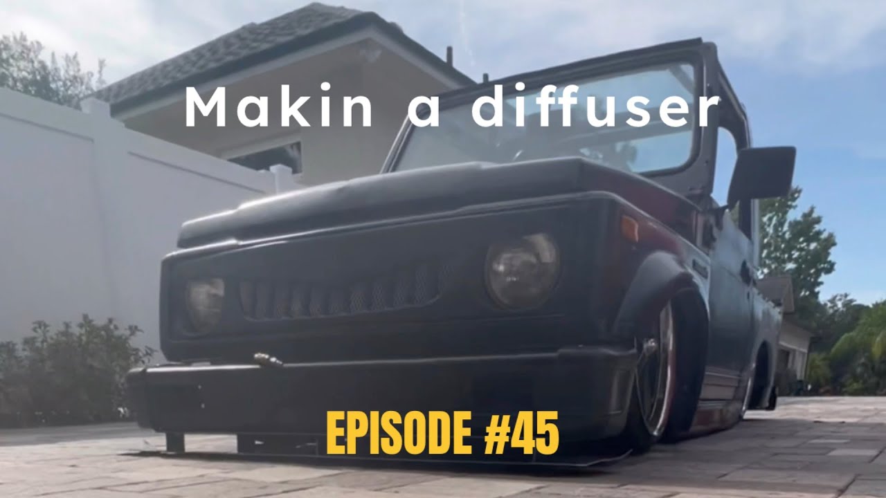 Making a diffuser for the samurai