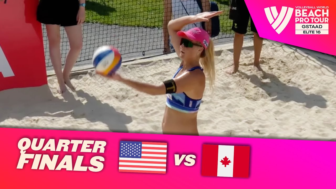 Nuss/Brasher vs. Melissa/Brandie - Quarter Final Highlights | Gstaad 2025 #BeachProTour