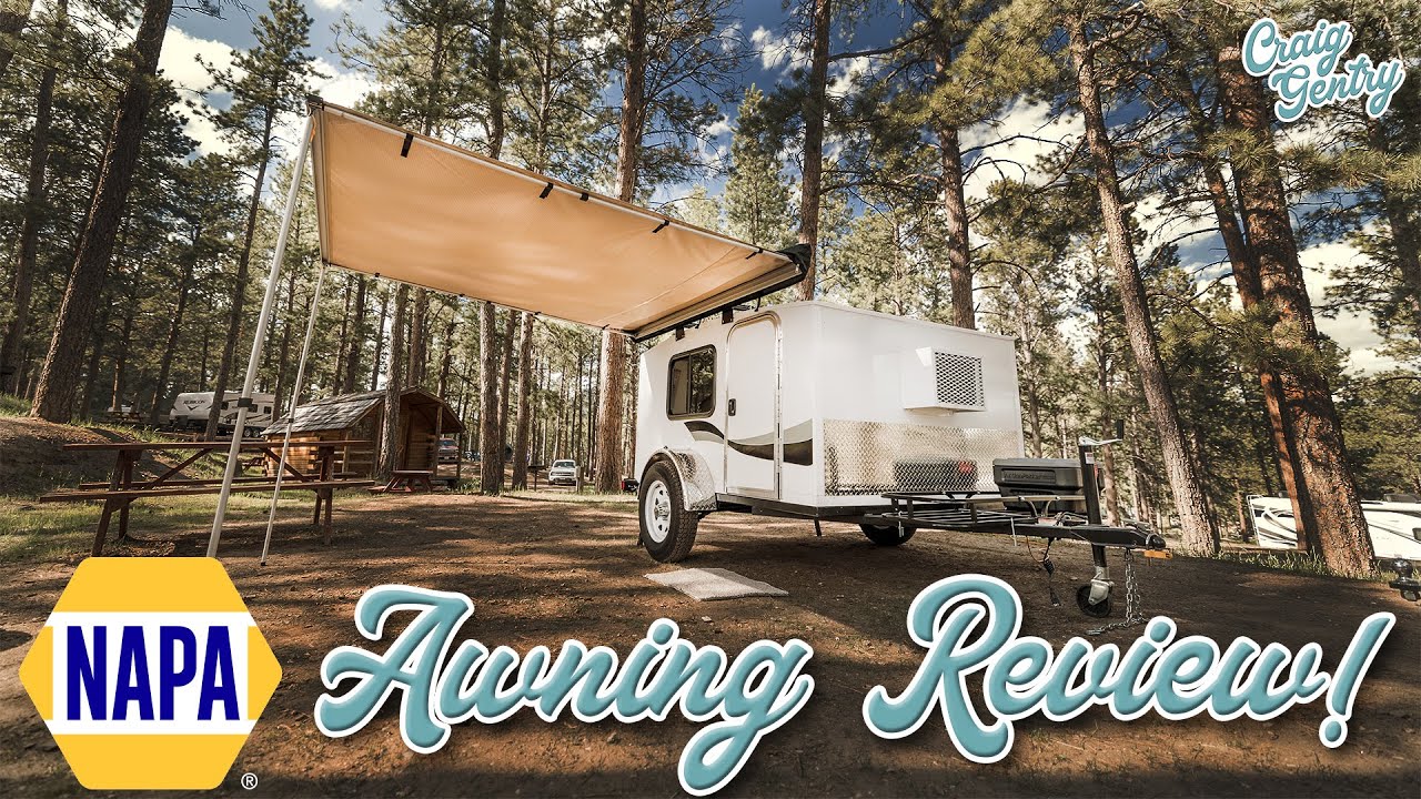 NAPA Awning Review for our Runaway RangeRunner Micro Camper -  How to make it even better! #camping