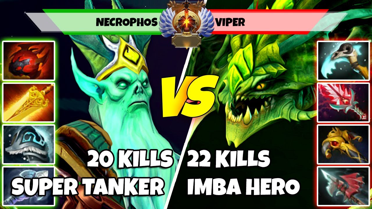 NECROPHOS (Carry) vs VIPER (Mid) - Epic Battle Of Immortal Rank Dota 2 Players - Z Dota 2