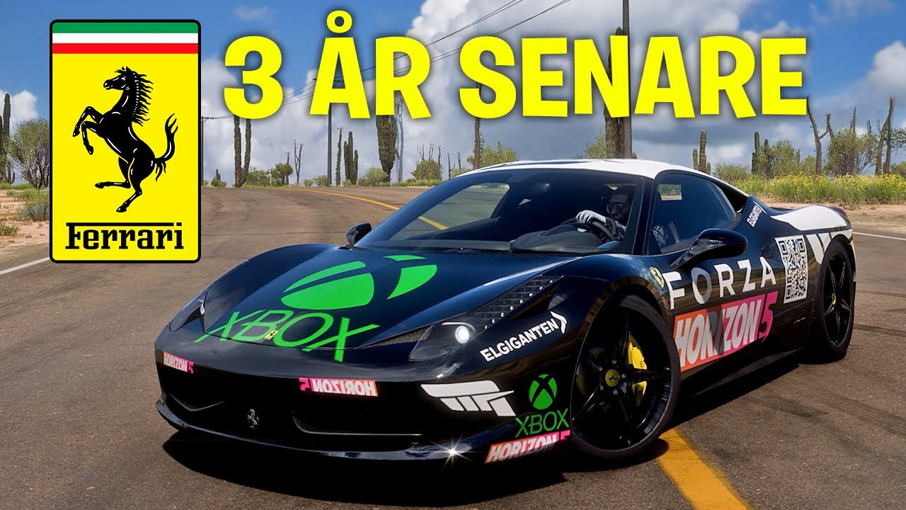 FORZA HORIZON 5 - KÖR VÅR RIKTIGA FERRARI 458 I FORZA!