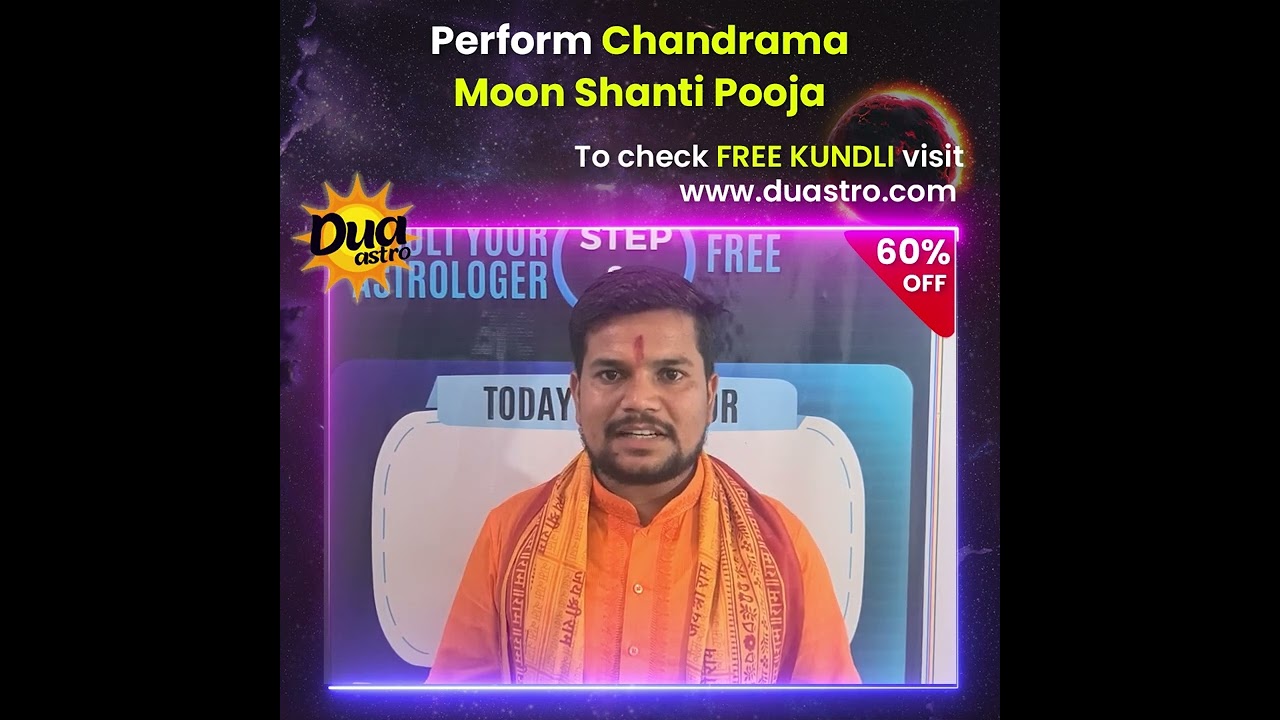 Chandrama Moon Shanti Pooja for Mental Peace & Emotional Balance | Duastro.com